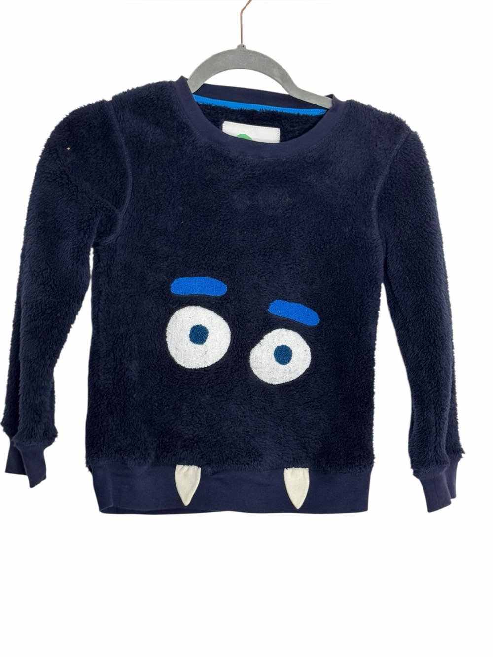 Mini Boden Monster Fleece Sweatshirt, EUC, Size 7-8 years